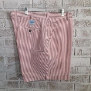 True Flies Seersucker Shorts sz 40 Comfort Summer Cool